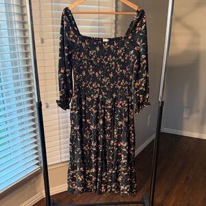 Baltic Born Floral Black Dress